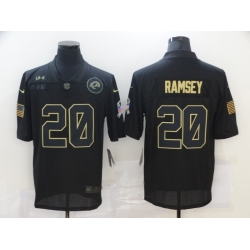 Nike Jacksonville Jaguars 20 Jalen Los Angeles Ramsey Black 2020 Salute To Service Limited Jersey