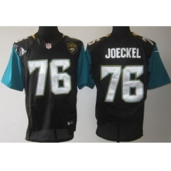 Nike Jacksonville Jaguars 76 Luke Joeckel Black Elite NFL Jersey