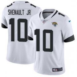 Nike Jaguars 10 Laviska Shenault Jr  White Men Stitched NFL Vapor Untouchable Limited Jersey