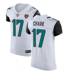 Nike Jaguars #17 DJ Chark White Mens Stitched NFL Vapor Untouchable Elite Jersey