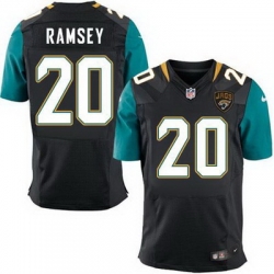 Nike Jaguars #20 Jalen Ramsey Black Alternate Mens Stitched NFL Elite Jersey