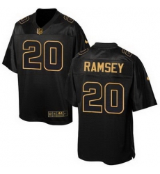 Nike Jaguars #20 Jalen Ramsey Black Mens Stitched NFL Elite Pro Line Gold Collection Jersey