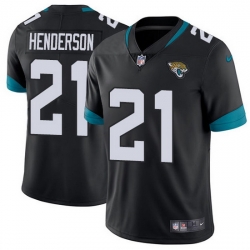 Nike Jaguars 21 C J  Henderson Black Team Color Men Stitched NFL Vapor Untouchable Limited Jersey