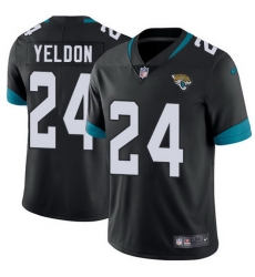 Nike Jaguars #24 T J Yeldon Black Alternate Mens Stitched NFL Vapor Untouchable Limited Jersey