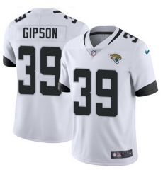 Nike Jaguars #39 Tashaun Gipson White Mens Stitched NFL Vapor Untouchable Limited Jersey