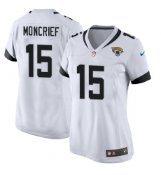 Nike Game Womens Donte Moncrief White Road Jersey NFL #15 Jacksonville Jaguars