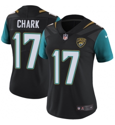 Nike Jaguars #17 DJ Chark Black Alternate Womens Stitched NFL Vapor Untouchable Limited Jersey