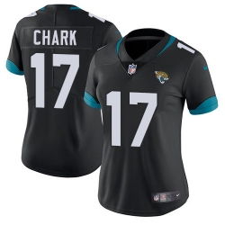 Nike Jaguars #17 DJ Chark Black Team Color Women Stitched NFL Jersey