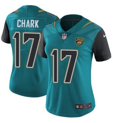 Nike Jaguars #17 DJ Chark Teal Green Team Color Womens Stitched NFL Vapor Untouchable Limited Jersey