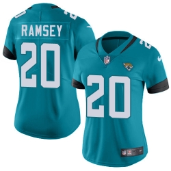 Nike Jaguars #20 Jalen Ramsey Teal Green Alternate Women Stitched Jersey