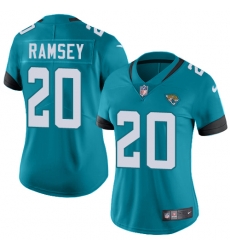 Nike Jaguars #20 Jalen Ramsey Teal Green Team Color Womens Stitched NFL Vapor Untouchable Limited Jersey