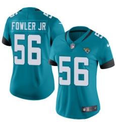 Nike Jaguars #56 Dante Fowler Jr Teal Green Team Color Womens Stitched NFL Vapor Untouchable Limited Jersey