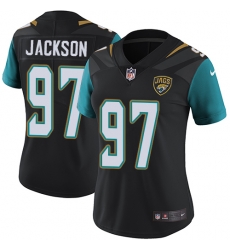 Nike Jaguars #97 Malik Jackson Black Alternate Womens Stitched NFL Vapor Untouchable Limited Jersey