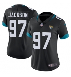 Nike Jaguars #97 Malik Jackson Black Team Color Women Stitched Jersey