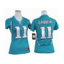 Nike Women NFL Jacksonville Jaguars #11 Blaine Gabbert Green Jerseys