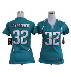 Women Nike Jacksonville Jaguars 32# Maurice Jones-Drew Green Nike NFL Jerseys