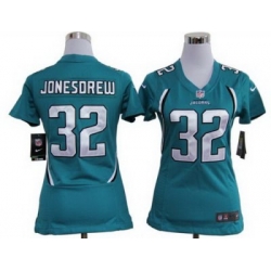 Women Nike Jacksonville Jaguars 32# Maurice Jones-Drew Green Nike NFL Jerseys