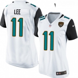Womens Nike Jacksonville Jaguars 11 Marqise Lee Game White NFL Jersey