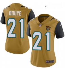 Womens Nike Jacksonville Jaguars 21 AJ Bouye Limited Gold Rush Vapor Untouchable NFL Jersey