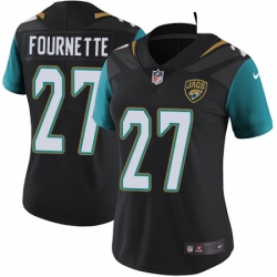 Womens Nike Jacksonville Jaguars 27 Leonard Fournette Black Alternate Vapor Untouchable Limited Player NFL Jersey