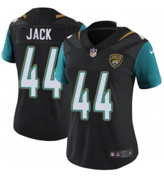 Womens Nike Jacksonville Jaguars 44 Myles Jack Black Alternate Vapor Untouchable Limited Player NFL Jersey