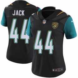 Womens Nike Jacksonville Jaguars 44 Myles Jack Black Alternate Vapor Untouchable Limited Player NFL Jersey