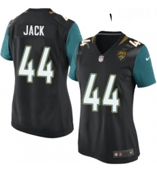 Womens Nike Jacksonville Jaguars 44 Myles Jack Game Black Alternate NFL Jersey