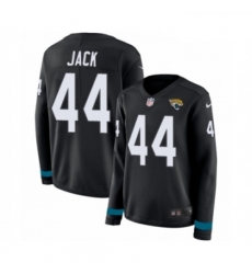 Womens Nike Jacksonville Jaguars 44 Myles Jack Limited Black Therma Long Sleeve NFL Jersey
