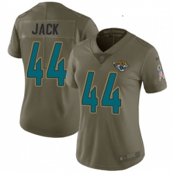 Womens Nike Jacksonville Jaguars 44 Myles Jack Limited Olive 2017 Salute to Service NFL Jersey