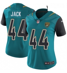 Womens Nike Jacksonville Jaguars 44 Myles Jack Teal Green Team Color Vapor Untouchable Limited Player NFL Jersey