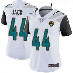Womens Nike Jacksonville Jaguars 44 Myles Jack White Vapor Untouchable Limited Player NFL Jersey