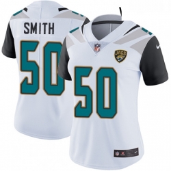 Womens Nike Jacksonville Jaguars 50 Telvin Smith White Vapor Untouchable Limited Player NFL Jersey