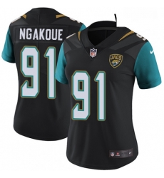 Womens Nike Jacksonville Jaguars 91 Yannick Ngakoue Elite Black Alternate NFL Jersey