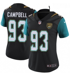Womens Nike Jacksonville Jaguars 93 Calais Campbell Black Alternate Vapor Untouchable Limited Player NFL Jersey