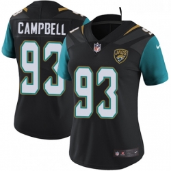 Womens Nike Jacksonville Jaguars 93 Calais Campbell Black Alternate Vapor Untouchable Limited Player NFL Jersey