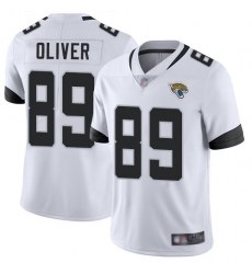 Jaguars 89 Josh Oliver White Youth Stitched Football Vapor Untouchable Limited Jersey