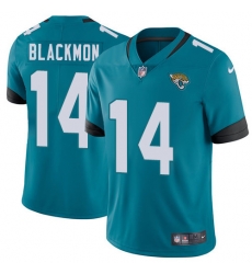 Nike Jaguars #14 Justin Blackmon Teal Green Alternate Youth Stitched NFL Vapor Untouchable Limited Jersey
