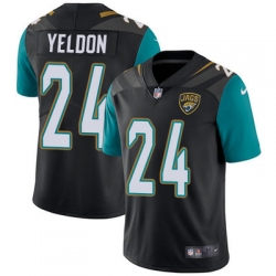 Nike Jaguars #24 T J  Yeldon Black Alternate Youth Stitched NFL Vapor Untouchable Limited Jersey