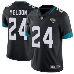 Nike Jaguars #24 T J  Yeldon Black Team Color Youth Stitched NFL Vapor Untouchable Limited Jersey