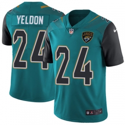 Nike Jaguars #24 T J  Yeldon Teal Green Team Color Youth Stitched NFL Vapor Untouchable Limited Jersey