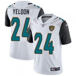 Nike Jaguars #24 T J  Yeldon White Youth Stitched NFL Vapor Untouchable Limited Jersey