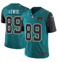 Nike Jaguars #89 Marcedes Lewis Teal Green Team Color Youth Stitched NFL Vapor Untouchable Limited Jersey