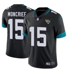 Nike Limited Youth Donte Moncrief Black Home Jersey NFL #15 Jacksonville Jaguars Vapor Untouchable
