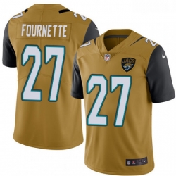 Youth Nike Jacksonville Jaguars 27 Leonard Fournette Limited Gold Rush Vapor Untouchable NFL Jersey