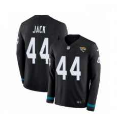 Youth Nike Jacksonville Jaguars 44 Myles Jack Limited Black Therma Long Sleeve NFL Jersey