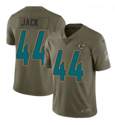 Youth Nike Jacksonville Jaguars 44 Myles Jack Limited Olive 2017 Salute to Service NFL Jersey