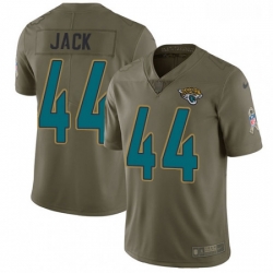 Youth Nike Jacksonville Jaguars 44 Myles Jack Limited Olive 2017 Salute to Service NFL Jersey