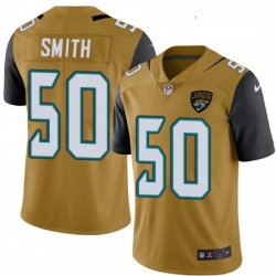 Youth Nike Jacksonville Jaguars 50 Telvin Smith Limited Gold Rush Vapor Untouchable NFL Jersey
