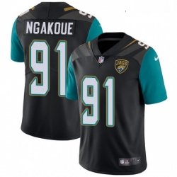 Youth Nike Jacksonville Jaguars 91 Yannick Ngakoue Black Alternate Vapor Untouchable Limited Player NFL Jersey