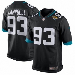 Youth Nike Jacksonville Jaguars 93 Calais Campbell Black Alternate Vapor Untouchable Limited Player NFL Jersey